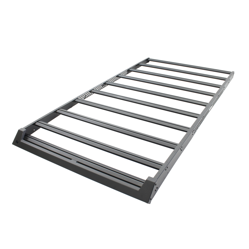 Toyota Land Cruiser Roof Rack - Go Rhino - Ceros Low Profile - Textured Black - `24-`26